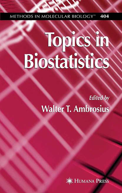 Topics in Biostatistics (Methods in Molecular Biology) - Free Ebook - 1001 Tutorial & Free Download
