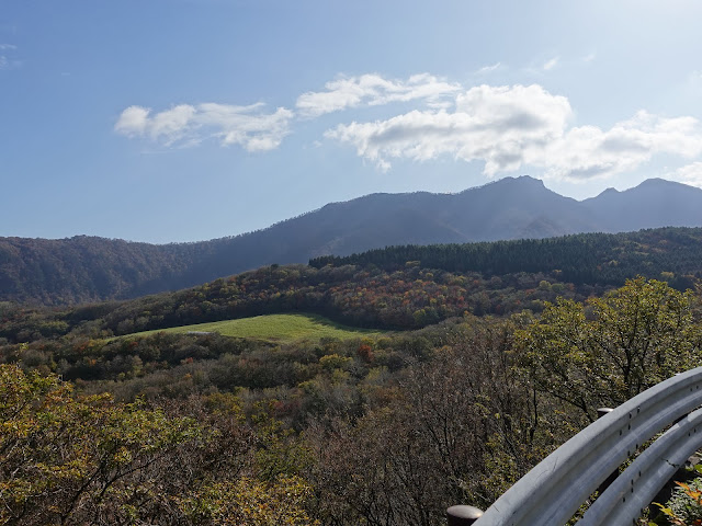 大山の香取の山道からの眺望