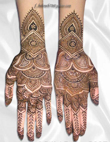 latest arabic henna designs 2011. Bridal Mehndi Design