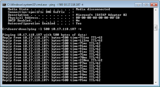 ping command prompt