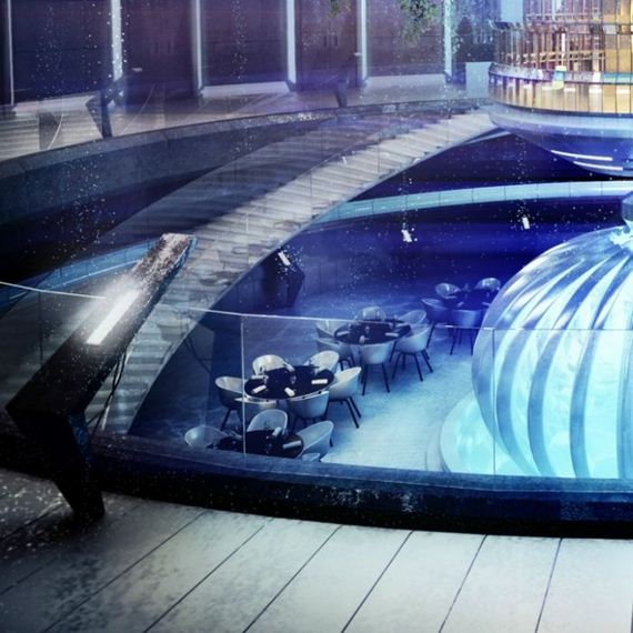 Water Discus Underwater Hotel in Dubai