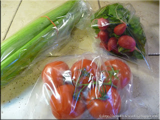 produce in the reusable produce bags