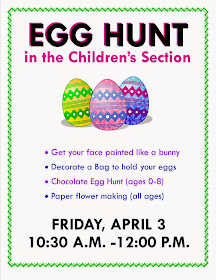 egg hunt at the Franklin Library