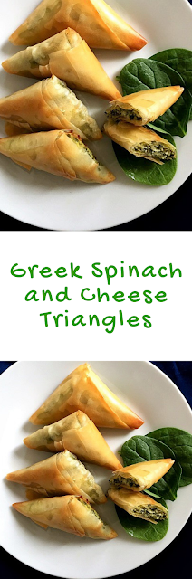 Greek Spinach and Cheese Triangles