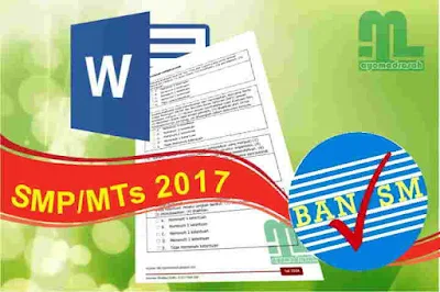 Perangkat Akreditasi SMP/MTs 2017 Format Word