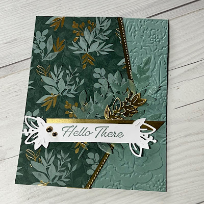 Floral handmade greeting card using Stampin' UP! Eden Garden's Bundle