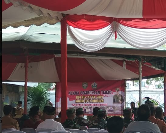 Muzakkar Agani : Bupati Bireuen Buka Acara TMMD Reg Ke-110 Tahun 2020 Di Pendopo