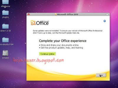 Office 2010 in Ubuntu