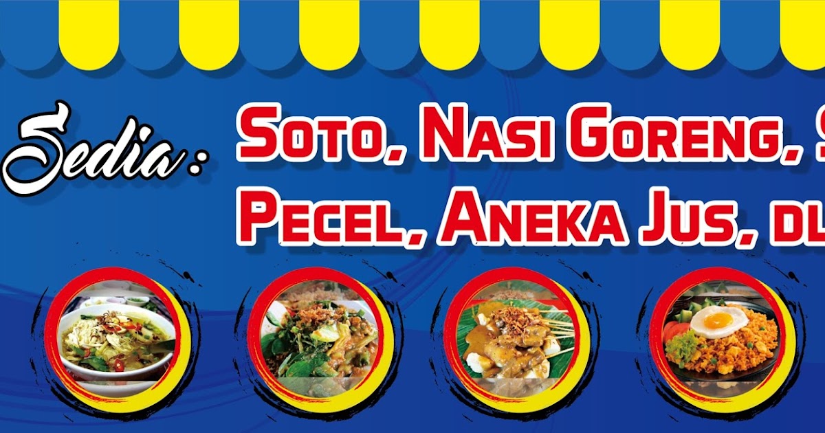 Contoh Spanduk Makanan  Cdr  desain spanduk keren