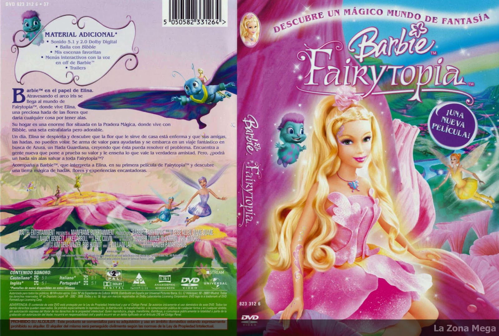 Barbie Fairytopia DVDRip Español Latino La Zona Mega