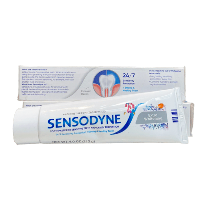 Kem đánh răng Sensodyne Extra White