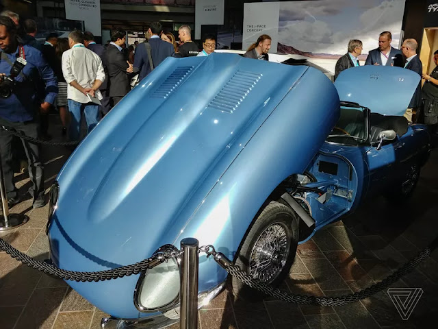 Up close with the gorgeous Jaguar E-type Zero