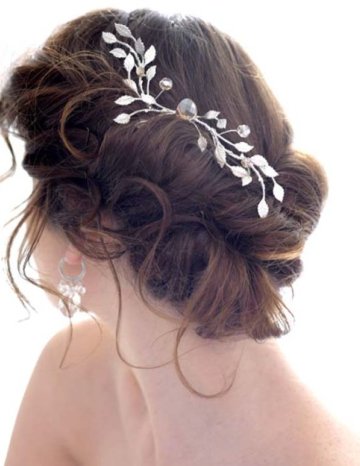 celebrity wedding hair with band
