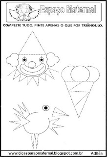 formas geométricas educação infantil