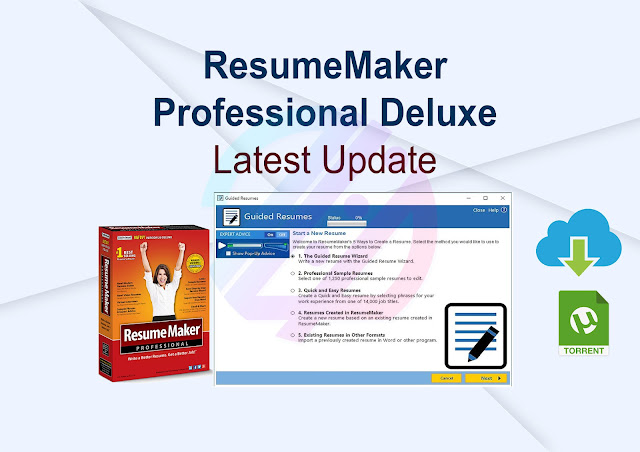 ResumeMaker Professional Deluxe v20.2.1.5036 Latest Update