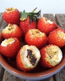 The Betty Stamp Lifestyle Blog Cheesecake Stuffed Strawberries