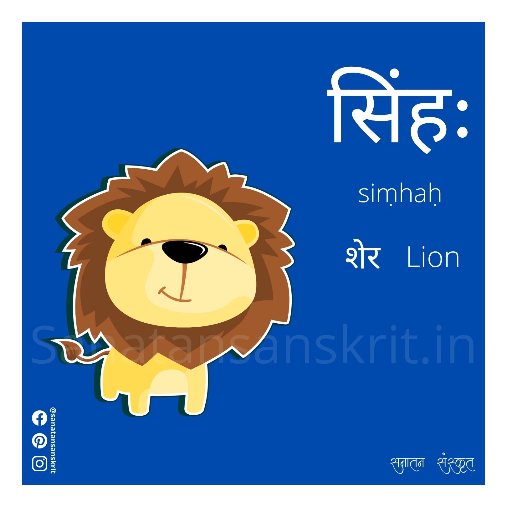 Animal Name in Sanskrit | जानवरों के नाम संस्कृत में | सनातन संस्कृत