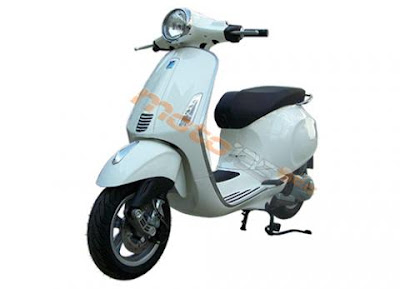 Ảnh được cho là xe Vespa 125 mới. Ảnh: Moto125.cc.