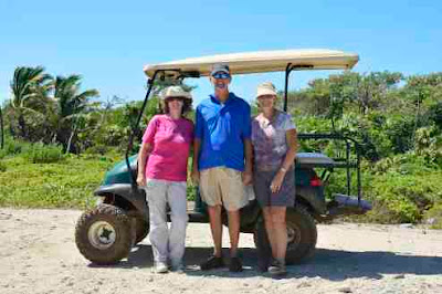 Photograph by golf buggy