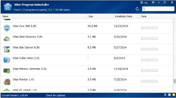 Wise Program Uninstaller