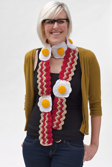 Bacon And Egg Scarf7