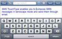 iPhone SMS Touch App.