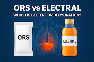 ORS powder sachet vs Electral bottle