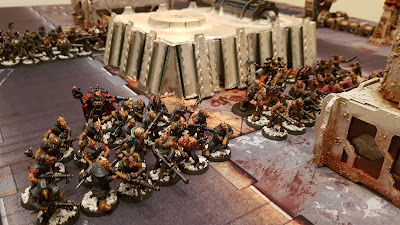 Warhammer 40k - 9th Edition - Chaos Space Marines vs Imperial Guard - 1000pts - Open War - Objective Drop