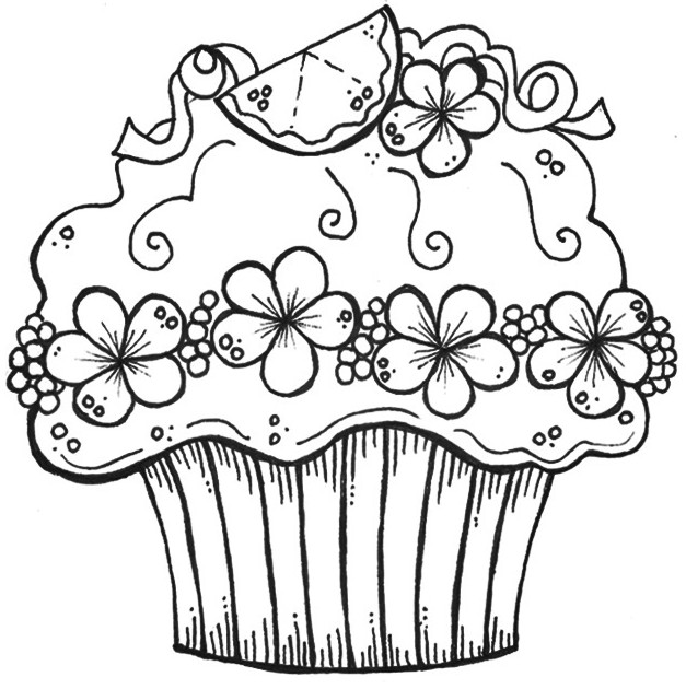 Embroidery Pattern, Digistamps, Cupcakes Colors, Coloring Pages 