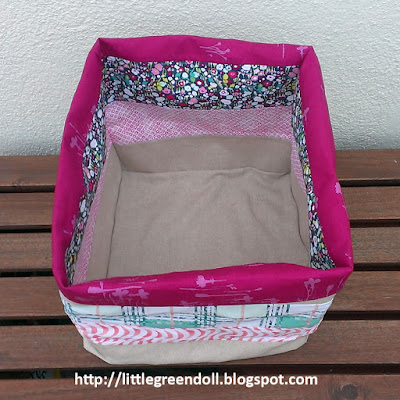 Cesta para lanas Fabric Basket for Yarns AGF Fabrics