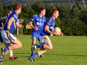 Wrong Way playing Gaelic football with Naomh Bríd in Belfast.