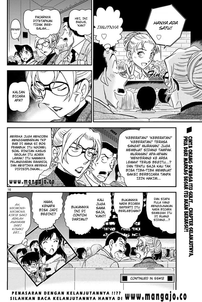 Detective Conan Chapter 986 Indonesia Bahasa dan Spoiler Detective 987 di Mangajo