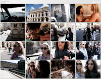 Dee visiting Paris with Inari Vachs - click for full size