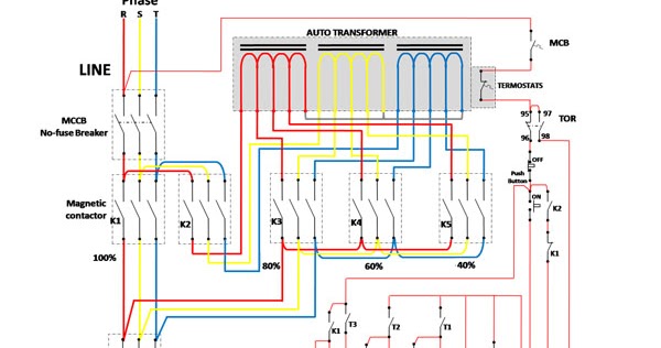 Wiring Diagram Rangkaian Auto Trafo (Auto Transformer ...
