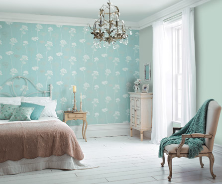 Teal Bedroom Ideas on Die For The Soft Teal Of This Bedroom Wall
