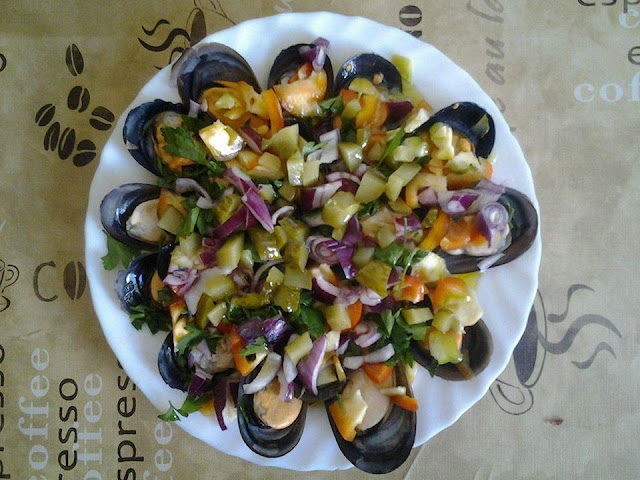 Mejillones en Vinagreta