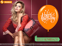 wallpaper Kelly Rohrbach in damn hot look with shoulder bag [Leg Show]