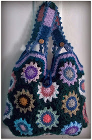 hexagon crochet bag