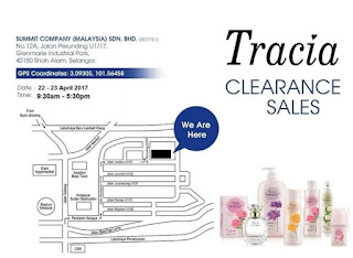 Tracia Warehouse Sales at Summit Company (Malaysia) Sdn Bhd (22 April - 23 April 2017)