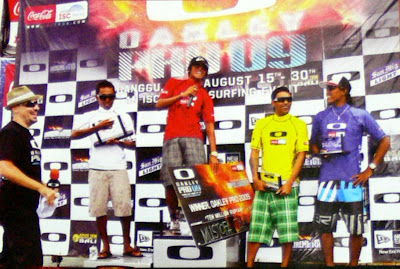 bali kuta oakley surfing winner