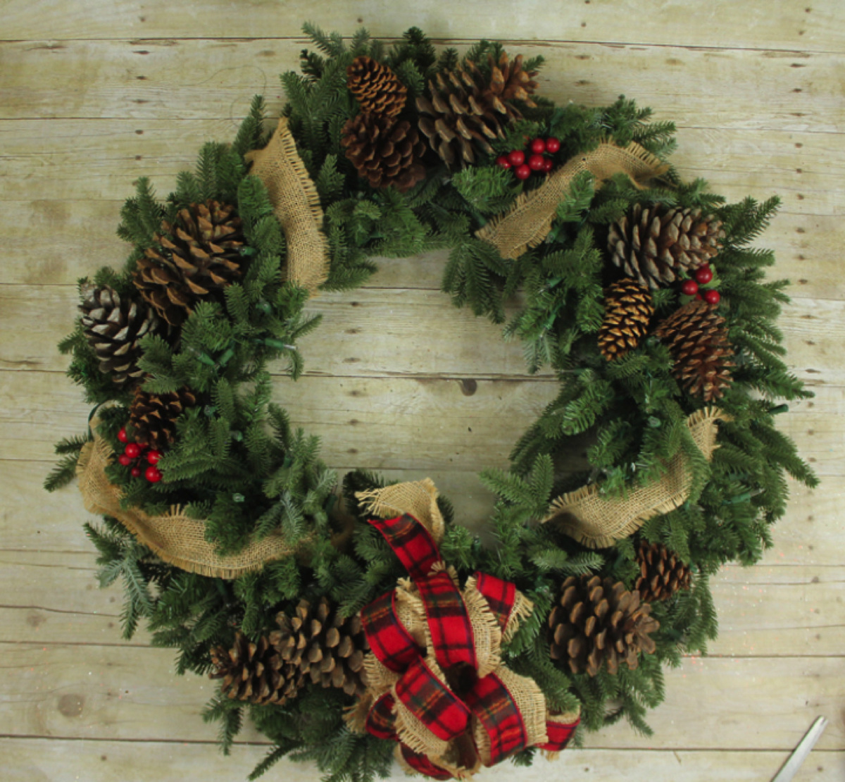 Woodland Rustic Christmas Wreath