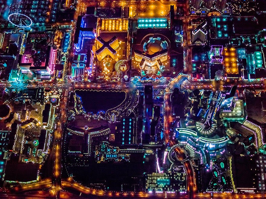 Pemandangan Las Vegas yang Menakjubkan  Dari Ketinggian 10.800 Kaki