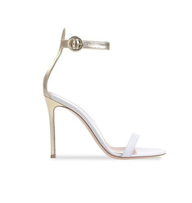 Gianvito Rossi Spring Summer 2016 Shoes Portofino metalllic barely there heels