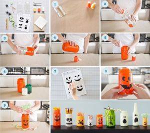 Idea to make pencils case from plastic bottle for kids