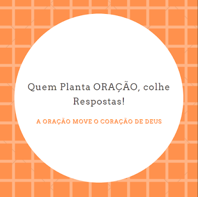 Quem planta oração colhe respostas