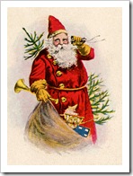 christmas santa vintage image graphicsfairy003b