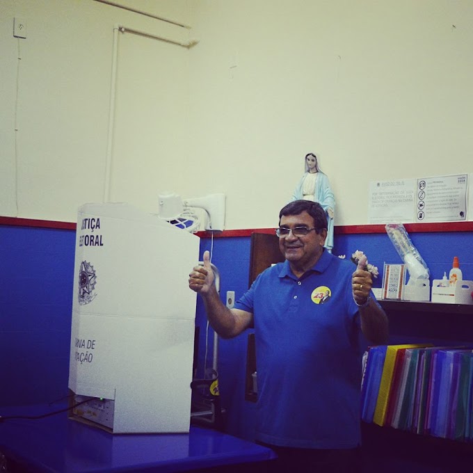 José Luiz Nanci vota no Centro