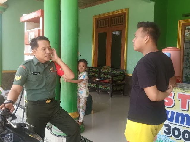 Pesan Babinsa , Karang Taruna Harus Bisa Berinovasi