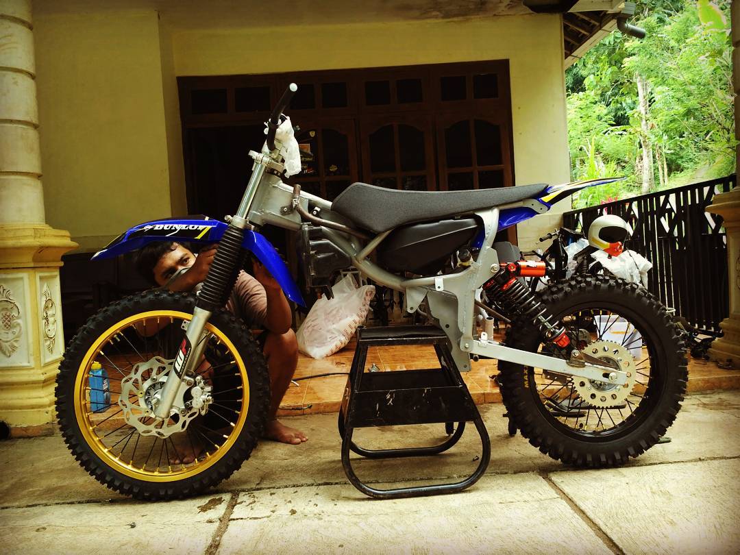 Kumpulan Gambar Modifikasi Motor Trail Bebek Modif Jupiter Z