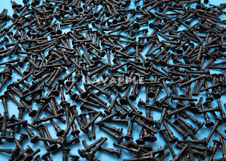 PC Fan Anti Vibration Rubber Mounts Screws - Flat Head 80 pcs Wholesale